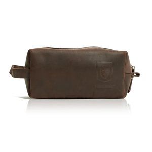 Luxury Leather Dopp Bag